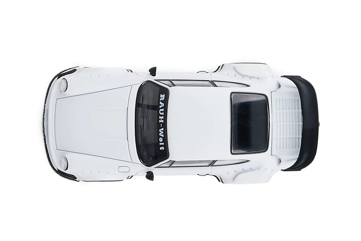 Porsche RWB 930 White MODELMODEL 1/64 scale