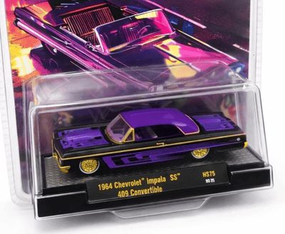 Chase 1964 Chevrolet Impala SS 409 Convertible Black Hobby Exclusive M2 Machines