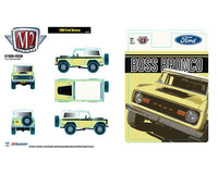 1969 Ford Bronco  BOSS Beige with White Top Two-Tone M2 Machines 1/64 scale