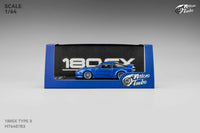 (Pre-order) Nissan 180SX Type X Metallic Blue Micro Turbo 1/64 scale