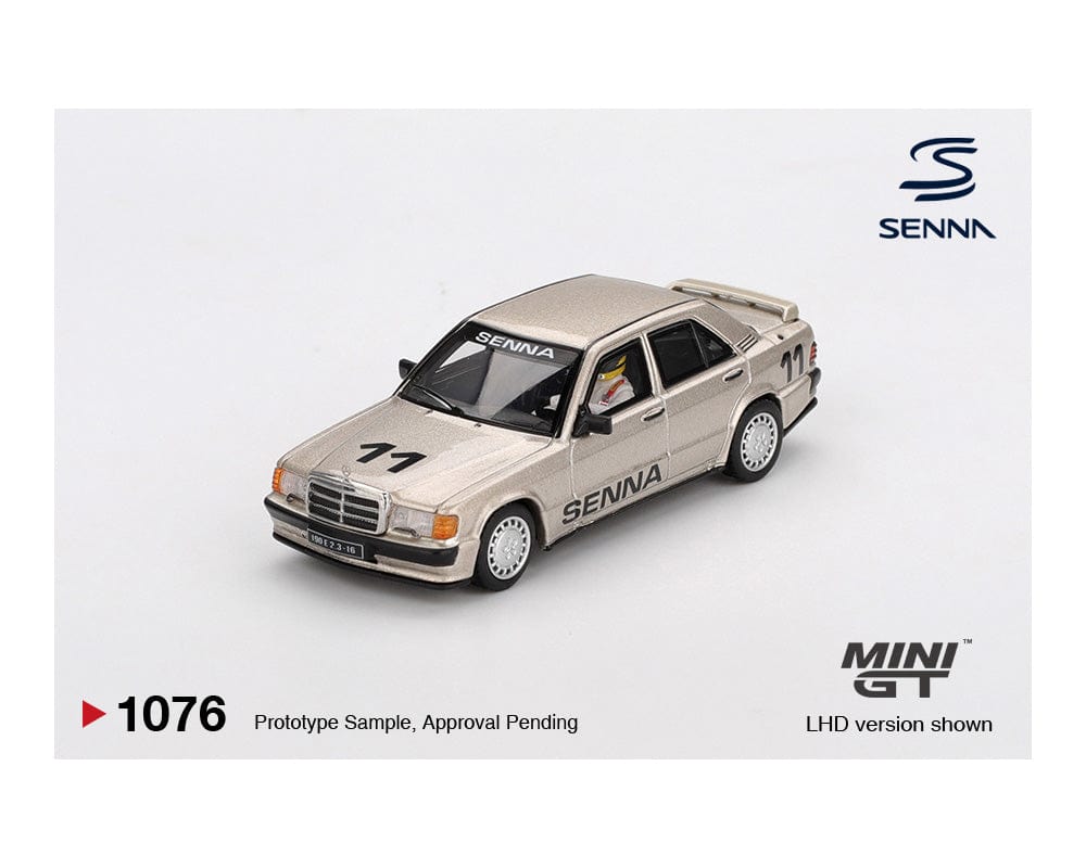 Mercedes-Benz 190 E 2.3-16 #11 Ayrton Senna 1984 Nürburgring Race of Champions w/ Figure
