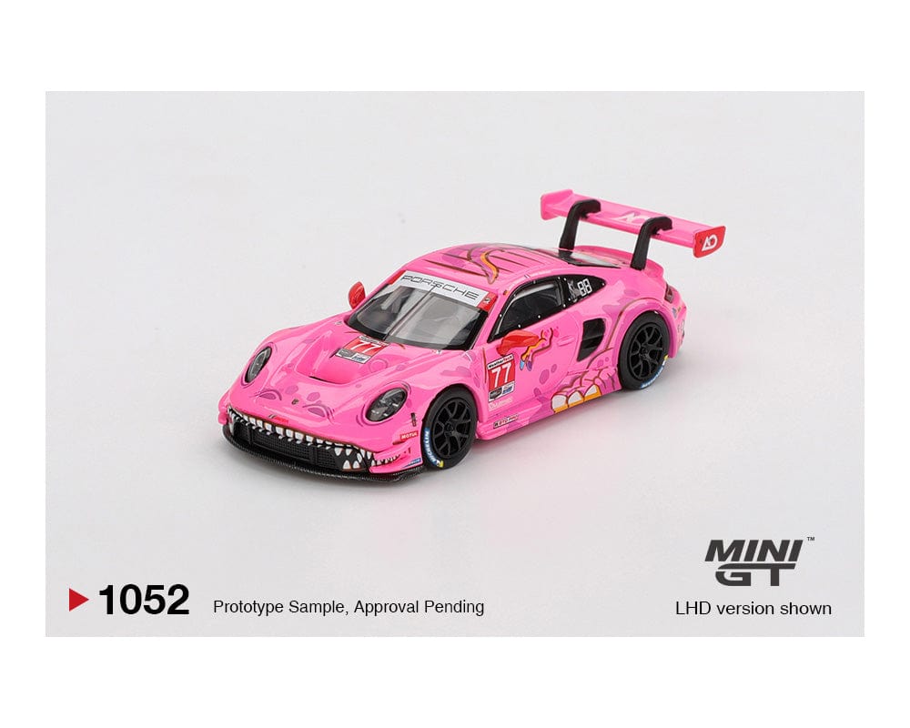 Porsche 911 GT3 R #77 AO Racing 2024 IMSA ROAD AMERICAMini GT 1:64 scale