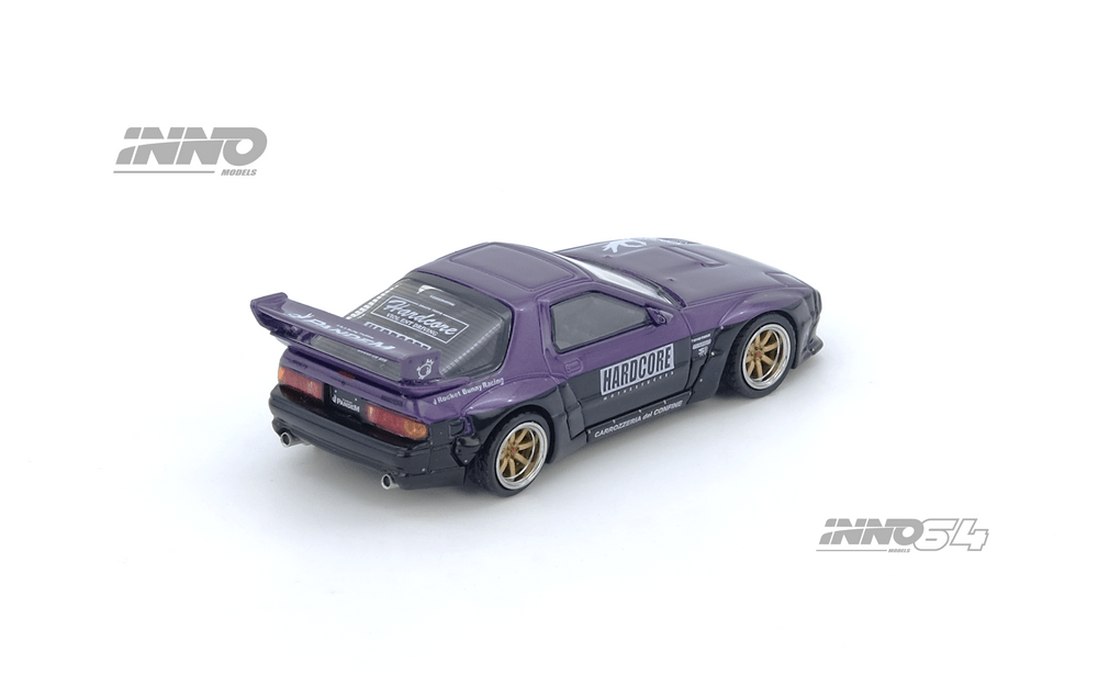 Mazda RX7 FC3S Pandem Rocket Bunny Purple Inno64 1/64 scale