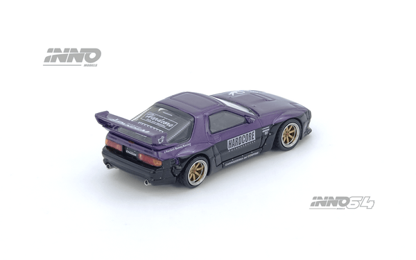 Mazda RX7 FC3S Pandem Rocket Bunny Purple Inno64 1/64 scale