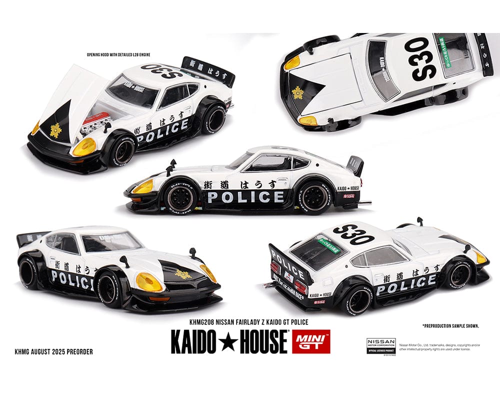 Nissan Fairlady Z Kaido GT Police Kaido House 1:64