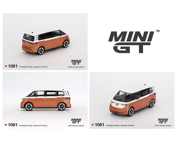 Volkswagen ID.Buzz Candy White Energetic Orange Mini GT