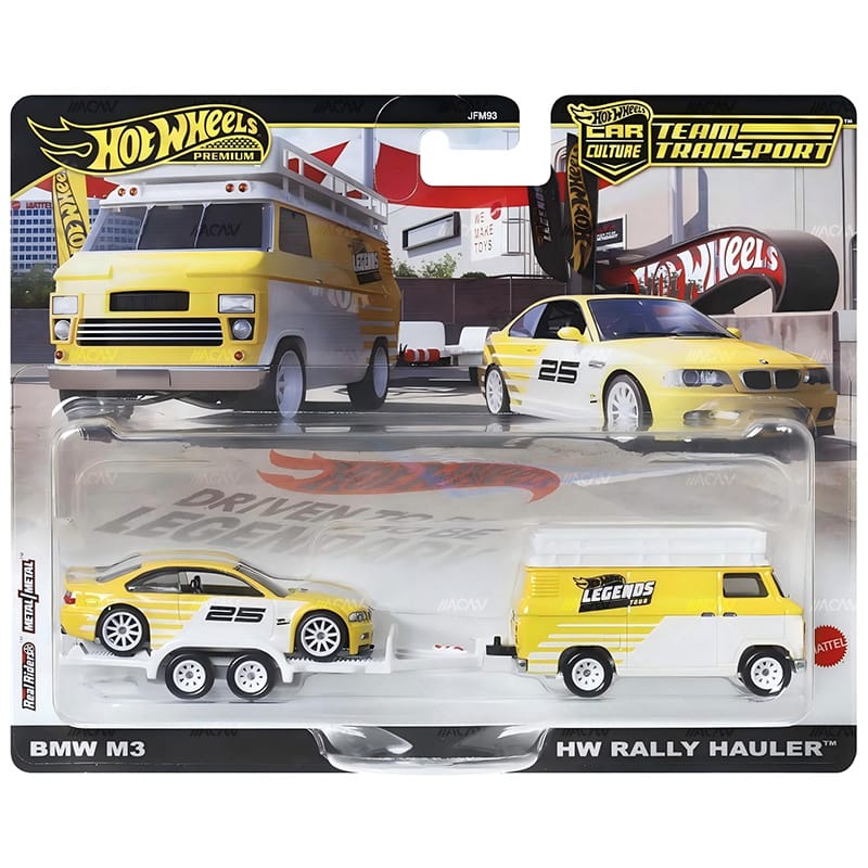 Hot Wheels Legends 2025 Team Transport BMW M3 HW Rally Hauler
