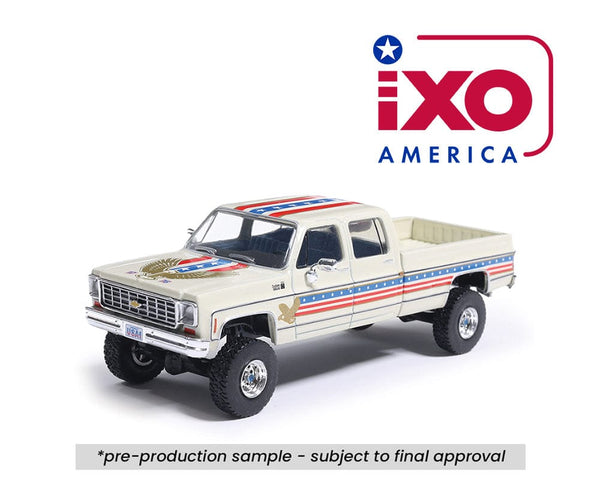 1976 Chevrolet Custom Deluxe K30 Fleetside 250th Anniversary Edition IXO Model 1:64