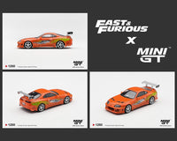 Fast & Furious Toyota Supra BOMEX The Fast and the Furious Brian O’Conner Limited Edition Mini GT 1:64