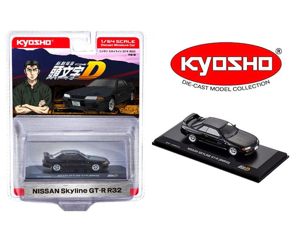 Initial D Kyosho Nissan Skyline GT-R R32 Black