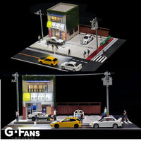 Initial D Fujiwara Tofu Store 1/64 Diorama G-Fans