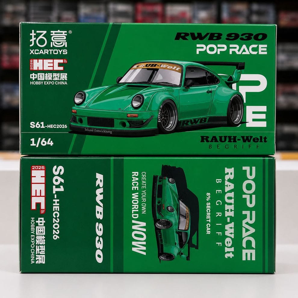 ** Limited 2 per customer** Porsche 911 930 RWB HEC Special edition Pop Race 1/64 scale
