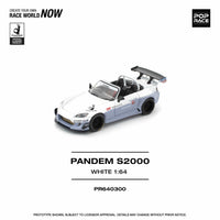 (Pre-order) Honda S2000 Pandem White Pop Race 1/64 scale