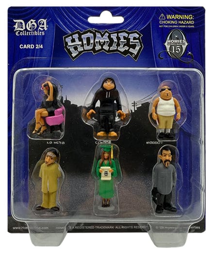 Homies Figures 1.75″ Series 15 Quince 1/4 Assortment 6 Figures 2026 Release