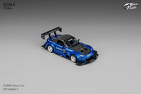 Custom Honda S2000 Racing Candy Blue Micro Turbo 1/64 scale