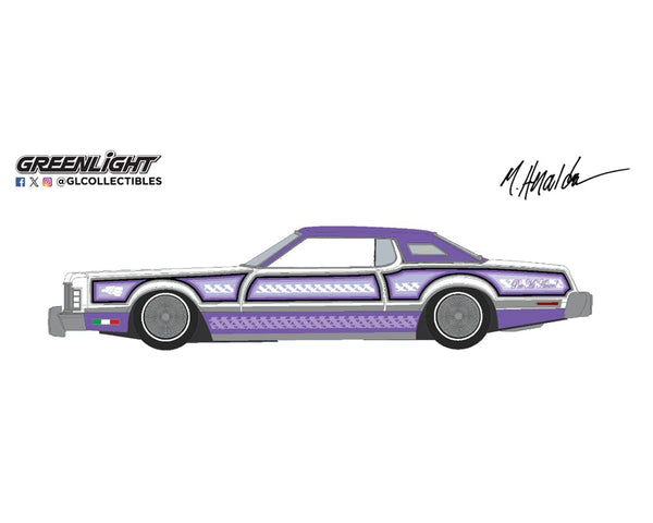 1973 Ford Thunderbird Lowrider Michael Heralda Special Edition Greenlight 1/64