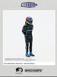 Mercedes AMG Petronas Formula 1 Team Kimi Antonelli 2025 with Minifigure MDX Exclusive