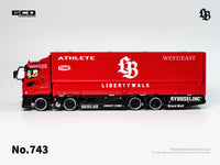 Super Silhouette Red/Black Mitsubishi Fuso Truck (RHD) LBWK GCD
