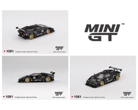 Lamborghini Countach LB-WORKS Black Mini GT 1/64 scale