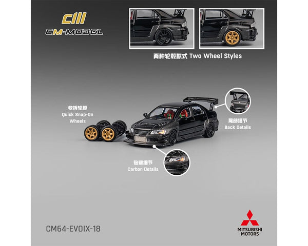 Mitsubishi Lancer Evoix Carbon Limited Edition CM Model 1/64