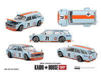 Datsun KAIDO 510 Wagon Gulf V1 Kaido House Mini GT 1:64