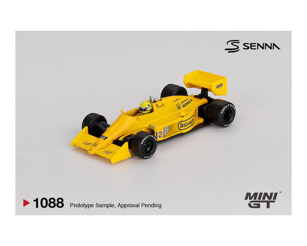 (Pre-order) Lotus 99T #12 Ayrton Senna 1987 Monaco Grand Prix Winner Limited Edition Mini GT