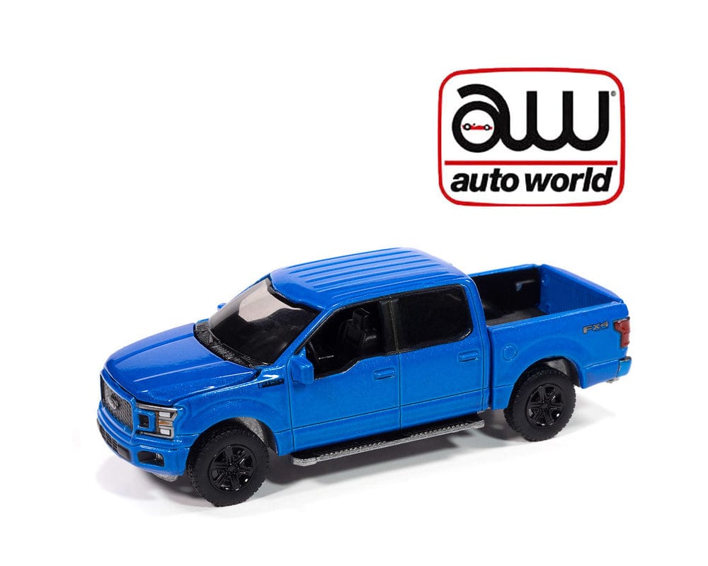 2020 Ford F-150 Version B – Velocity Blue Auto World 1/64 scal