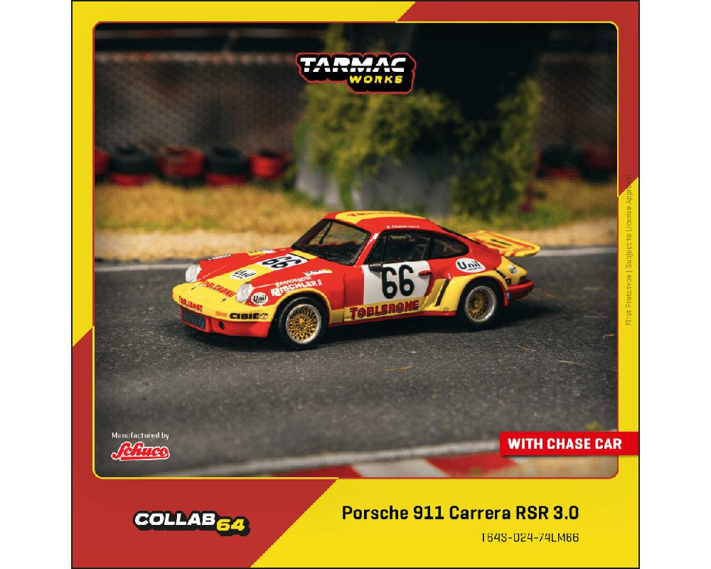 (Pre-order) Porsche 911 Carrera RSR 3.0 24h Le Mans 1974 #66  Red Tarmac Works