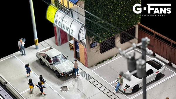 Initial D Fujiwara Tofu Store 1/64 Diorama G-Fans