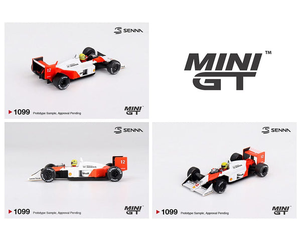 McLaren MP4/4 #12 Ayrton Senna 1988 Japanese Grand Prix Winner- Limited Edition Mini GT