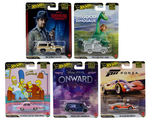 Hot Wheels 2026 Pop Culture S Assortment 5x Car Set