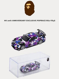 Mazda RX-7 FD3S  Re-Amemiya Bape Store Hong Kong 20th Anniversary Special Edition Pop Race 1/64