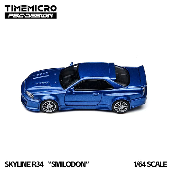 Nissan Skyline R34 PSC Design Smilodon TMCS 2026 Exclusive Numbered 495/999 TimeMicro