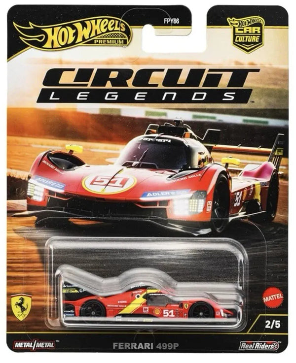 Ferrari 499P Circuit Legends Car Culture Hot Wheels 2025 K