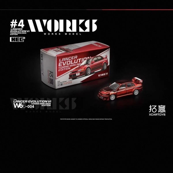 Mitsubishi Lancer Evolution Tommi Makine Edition HEC Hobby Expo China Special Edition Works Model 1/64