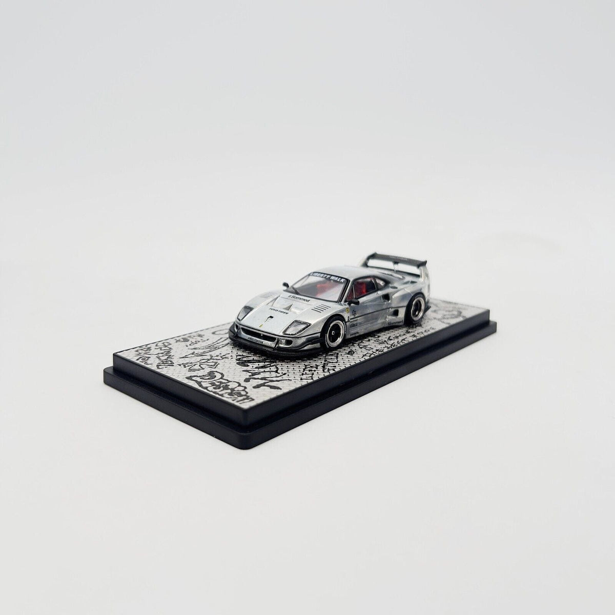 Chase Model Ferrari F40 LBWK Matte Black Hong Kong Toycar Salon 2023 Special Edition Inno64 raw chase
