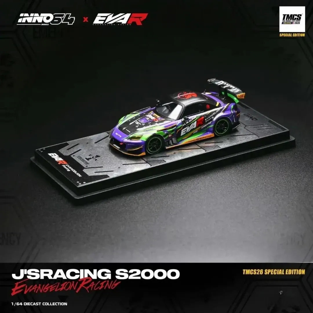 Honda S2000 J's Racing Evangelion Production Custom Type-01 Inno64 1/64 scale