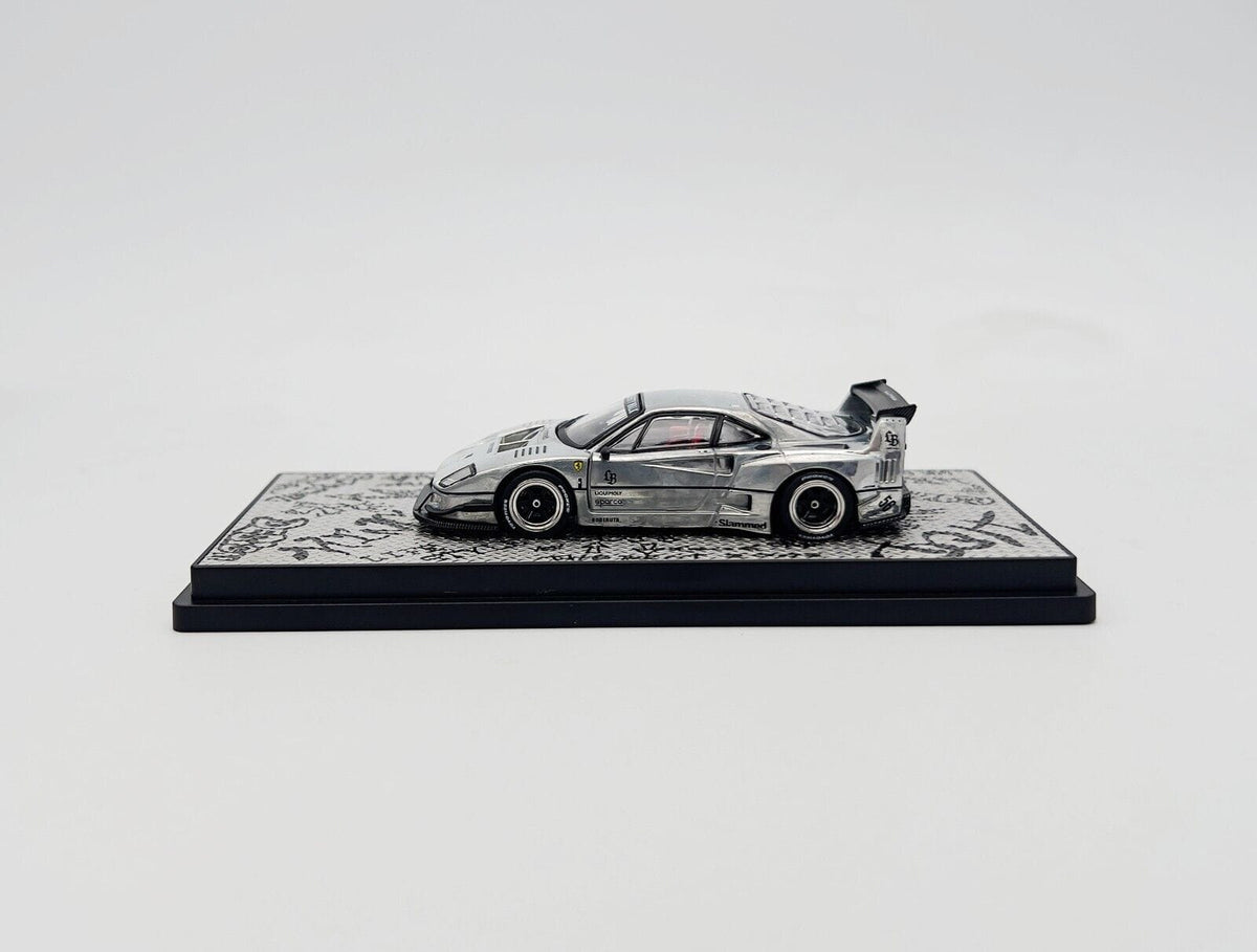 Chase Model Ferrari F40 LBWK Matte Black Hong Kong Toycar Salon 2023 Special Edition Inno64 CHASE