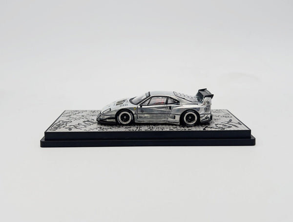 Chase Model Ferrari F40 LBWK Matte Black Hong Kong Toycar Salon 2023 Special Edition Inno64 CHASE
