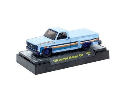 Chase 1978 Chevrolet Silverado 30 Custom GULF Blue M2 Machines