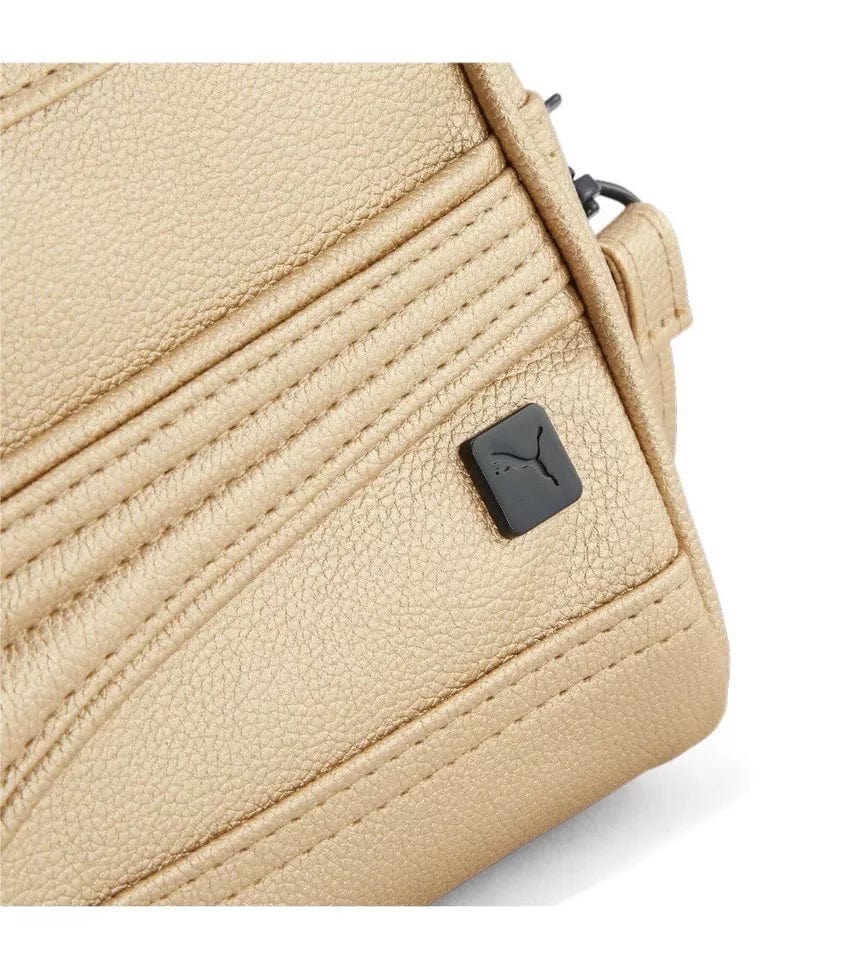 Woman Puma logo Mini Grip Purse 3.0 Metallic Gold