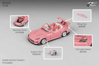 Custom Honda S2000 Pink Valentines day Micro Turbo 1/64 scale