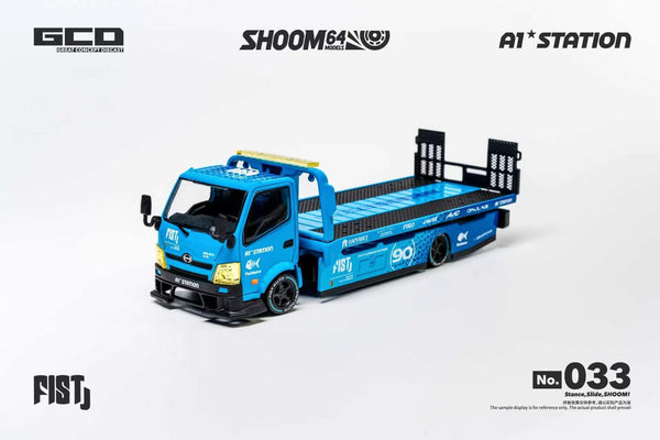 SHOOM Hino 300 FIST TEAM Blue 1:64 | Pre-order SHOOM-10-033