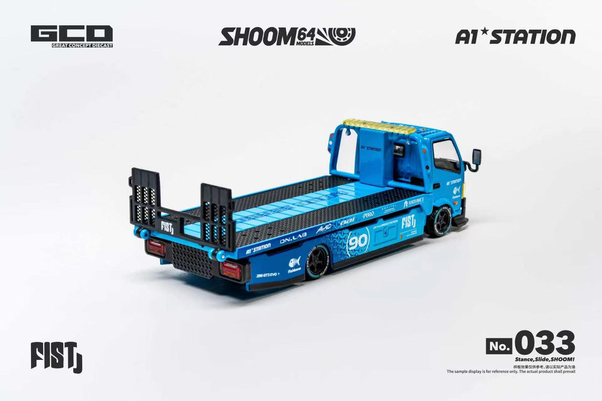 SHOOM Hino 300 FIST TEAM Blue 1:64 | Pre-order SHOOM-10-033