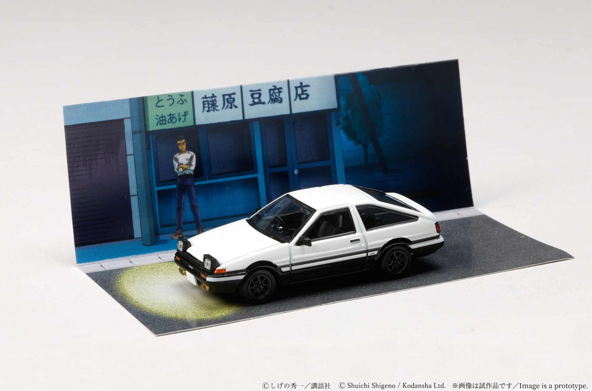 Initial D AE86 Takumi vs Nakazato 1/64 | Hobby Japan HJDMD001C
