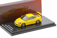 Honda Integra DC5 Mugen Phoenix Yellow 1/64 | Motorhelix M65810