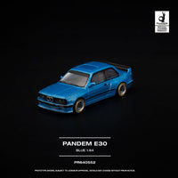 Pandem BMW E30 Blue 1/64 | Pop Race PR640552