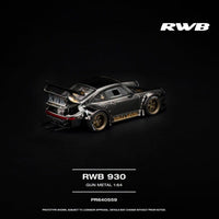 Porsche RWB 930 Gun Metal 1/64 | Pop Race PR640559