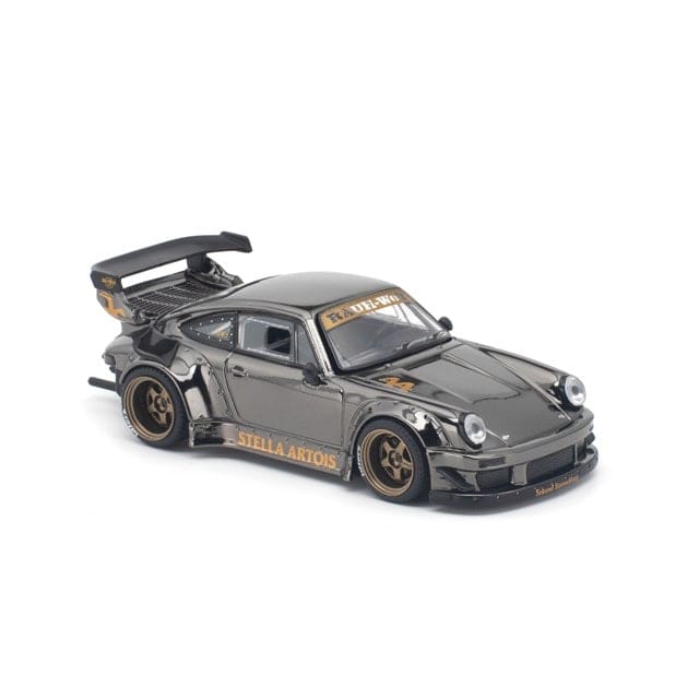 Porsche RWB 930 Gun Metal 1/64 | Pop Race PR640559