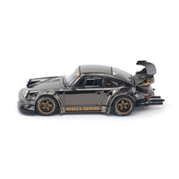 Porsche RWB 930 Gun Metal 1/64 | Pop Race PR640559